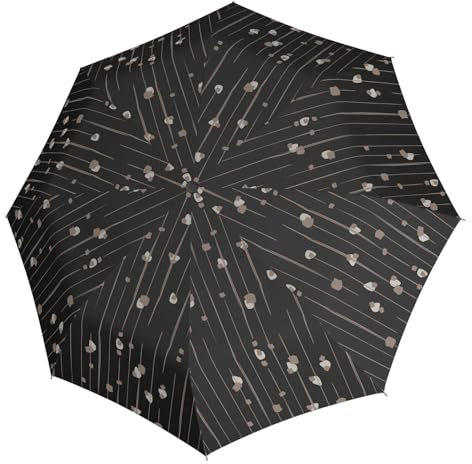 Knirps Regenschirm T.200 Medium Duomatic Pencil Black schwarz