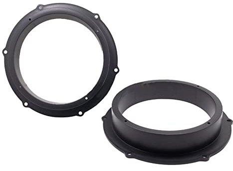 2 adaptadores de bocina de 6.5 pulgadas, anillos espaciadores de soporte para camiones, barcos, altavoces delanteros y traseros, anillos espaciadores de altavoces de 6.5 pulgadas de profundidad,
