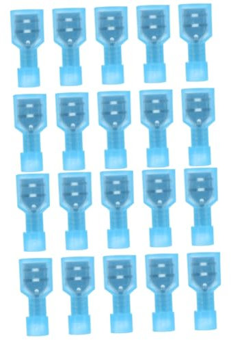 SOLUSTRE 300stücke Spade Connectors Awg Isolierte Crimpanschlüsse Für Sichere Elektrische Verbindungen Vollisolierte Anschlussklemmen Für Fahrzeug Und Haushaltsanwendungen