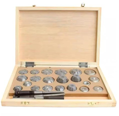 Alesatore universale for sedi valvole in carburo cementato Set di strumenti for la rettifica di valvole for veicoli agricoli manuali Strumenti di riparazione for sedi valvole for auto Alte prestazioni