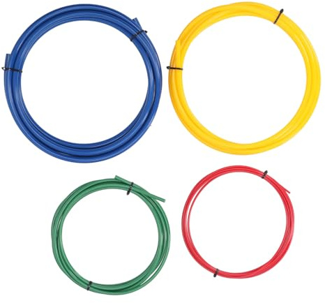 AC Copper Pipe Bender Set Durable PE Plastic Tube Bending Tool for Air Conditioning Units 4 Specifications 1/4in 3/8in 1/2in 5/8in 13ft Long