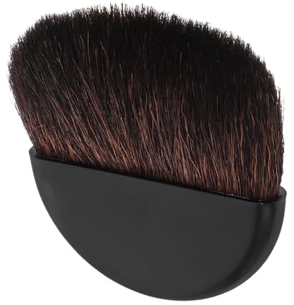 FRCOLOR Pinceau Blush Plat en Nylon Doux 5 Cm Compact Portable pour Maquillage Voyage Visage Joues