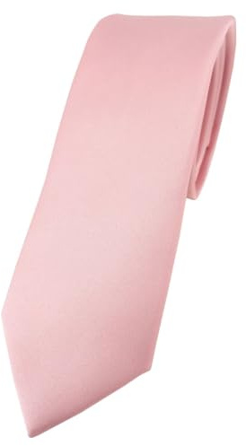 TigerTie Herren Krawatte – schmale 5,5 cm Krawatte in einfarbigem Design, ideal für Geschäftstermine, festliche Anlässe und die Freizeit.