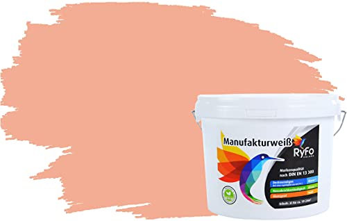 RyFo Colors Manufakturweiß Trend Pfirsichorange 3l