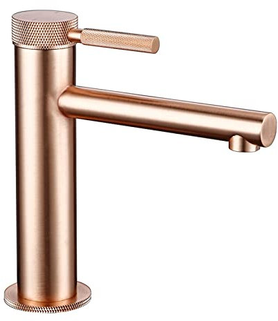 ASDFGHJK KANGYEBAIHUODIAN Brass Single Hole Single Manilla Cubierta montada Cuenca Hot y Frío Fregadero Fregajos de baño (Color : 2)