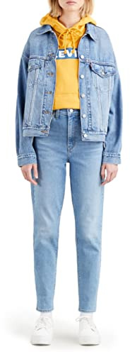 Levi's High Waisted Mom Mamma a Vita Alta Jean Dark Indigo-Indossata, 23 29 da Donna