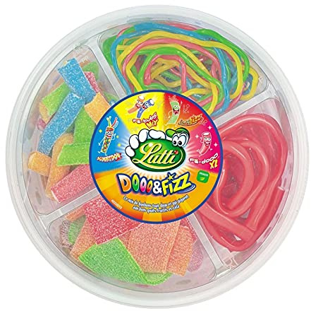 LUTTI - Tubo Dooo Fizz 450G - Le plaisir des bonbons qui pétillent - Format généreux de 450g - Lot De 3 - Vendu Par Lot