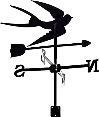 Girouette en métal indicateur de Direction du Vent rétro Outils de Mesure durables girouette-décoration de Jardin extérieur
