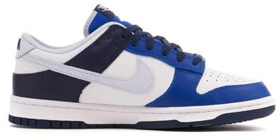NIKE Herren Dunk Low Sneaker, White Football Grey Game Royal, 40 EU