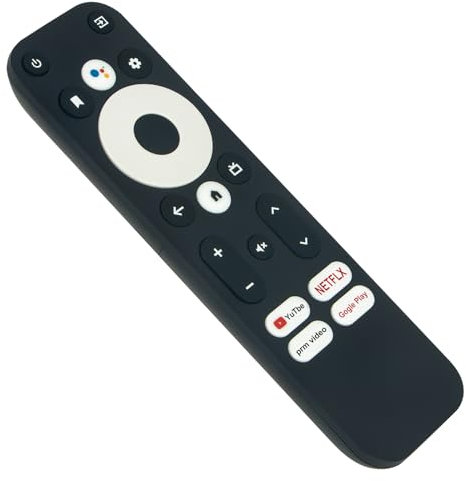 VINABTY R-C-OHS-C008 Remplacement Télécommande vocale adapté pour MECOOL KM2 Plus Smart Box TV 11 Media Player, 4K Ultra HD Strea-Ming Device