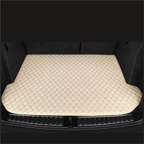 YFBH Kofferraumbodenmatte Für Jeep Für Grand Für Cherokee 2011-2021, Abdeckungen, Kofferraummatten, Wasserdicht Schutzteppiche(BEIGE)