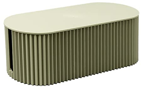 Odorkle Plug Board Storage Box, Cable Wire Organizer Socket Holder Box with Covered for Home Decor Storage (Green Small Size)