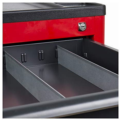 STIER Séparateurs de tiroirs pour servante d'atelier STIER, longueur 400 mm, largeur 50 mm, pour tiroirs 570 x 400 mm, organisateur tiroir