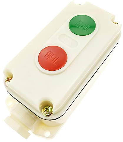 BeMatik - Caja de control con 2 pulsador momentáneos 1NO 1NC LA5821-1