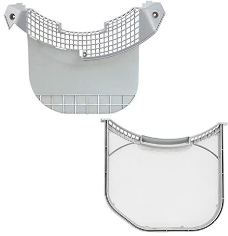 ADQ56656401 Dryer Lint Filter Replacement & MCK49049101 Lint Trap Cover Housing for LG and Kenmore Elite Dryer Lint Screen Replaces DLEX3570V DLEX3700W DLE3170W DLEX3370W DLE3050W DLEX3470V DLEX3570W