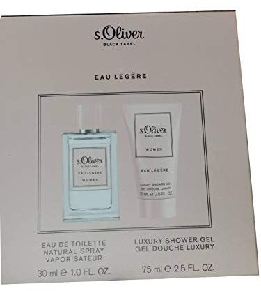 S.Oliver Black Label Eau Legere femme/woman Set (Eau de Toilette,30ml+ Duschgel,75ml), 105 ml