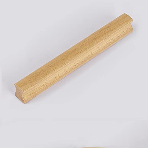 Möbelgriff aus Holz, Bogengriff Küche,Kommoden-Griff Holz tür Küchen Griffe mit Schrauben, für Schränke, Bäder, Büros, Küchen, Möbel etc (Total length 500mm)