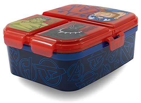 Stor 74199 SANDWICHERA Multiple XL Avengers Invencible Force - Lonchera de plástico