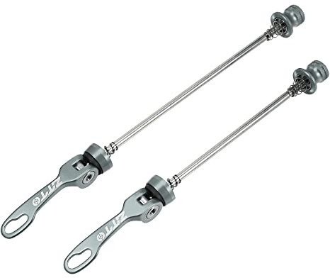 A ABSOPRO 2 Stück Fahrrad Schnellspanner Achsen Spieße 5.91 7.28 Titan Ton