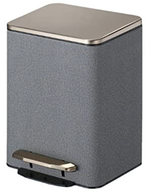Cubo Basura Cocina Cubo De Basura Ligero De Lujo De Acero Inoxidable con Tapa, Baño Nórdico Moderno, Inodoro, Oficina Papelera (Color : 30l/7.9 Gallon)