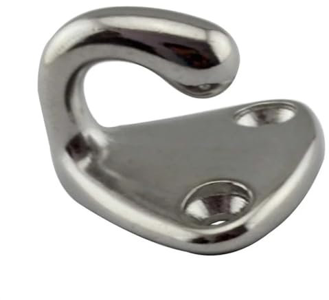 GOPEO 5PCS 316 Edelstahl Fender Haken Frühling Clip Fender Auge Haken Marine Boot Hardware Abwehr Haken (Color : 27mm)
