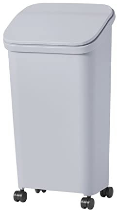Cubo de Basura Bote de Basura de clasificación Grande Tipo Prensa for el hogar con Rueda, Cesta de Papel de Basura con Tapa, Inodoro, Cocina, Botes de Basura for baño Contenedor de Basura (Color : A
