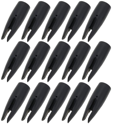 Create idea 50Pcs 8mm Outsourcing Tail Archery Outsourced Arrow Tail Archery Equipment Carbon Arrow Jacket Tail Cover Hunting Bow Nock Tails Archery Accessories