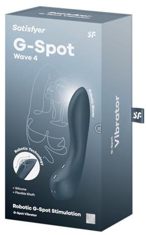 Satisfyer G-Spot Wave 4 | Leiser G-Punkt-Vibrator für Frauen | Vibratoren | Stimulationsvibratoren | Weibliche Wellness Tools | Sexspielzeug für Frauen | Erotik | Sex Toys | Hautfreundliches Silikon