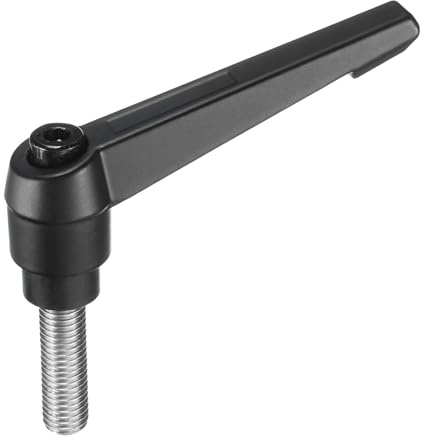 QUARKZMAN Klemmhebel Griff M12 x 35mm Spannhebelgriff für Schweißgeräte | Verstellbar 304 Edelstahl Gewindestift Handknöpfe Druckknopf Drehgriffe Bolzen Maschinengriffe, Druckgeräte