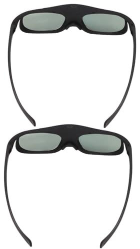 3D -glasögon, 3D -glasögon för Filmer på Home Shutter Glass med DLP Link LCD -lins 3D -glasögon 2st 144Hz 3D Aktiva Slutarglasögon för 3D DLP Orojectors