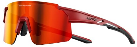 KAPVOE Gafas Ciclismo Niño Gafas Deportivas Bici Béisbol Sóftbol Monopatín Correr Niños 6-12 Años K9035