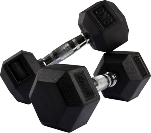 VirtuFit Hexa - Set di manubri corti, 2 x 12,5 kg