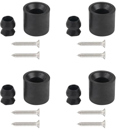 Uqezagpa Set di 4 accessori per rimorchi per cavalli Set di supporto per porta per rimorchi utilità, resistenti allo sbiadimento, paraurti in gomma per uso semplice e di lunga durata