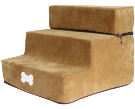 Scalette per cani, antiscivolo, per cuccioli, scale ergonomiche a 3 livelli per letto, divano, posto di lavoro, camera da letto, mobili, soggiorno, appartamento, divano