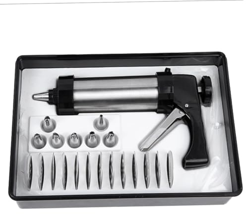 Presse à Biscuits 21 Pièces en Métal Plastique, 13 Disques 7 Embouts