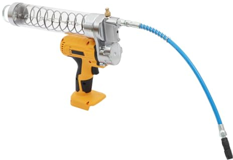 Pressa per grasso a batteria 10000 PSI, 21 V/24 V, pressa elettrica con tubo dell'olio rigido e flessibile, senza fili per attrezzature meccaniche, oli 900 CC