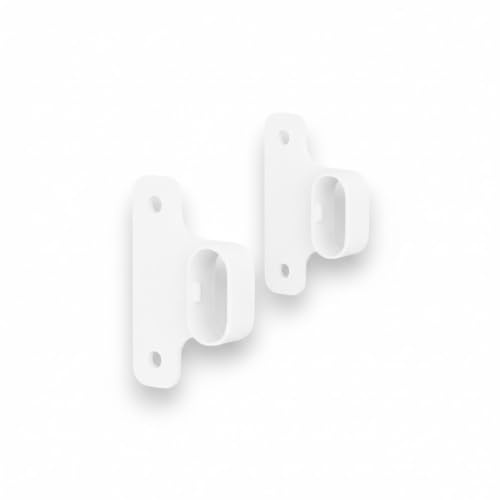 Soporte para barra de ropa compatible con IKEA PAX Komplement (blanco)