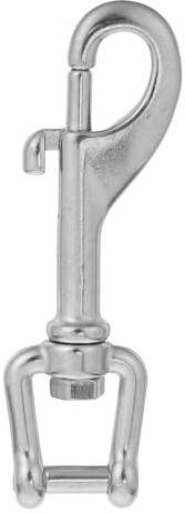 ifundom Stainless Steel 316 Diving Snap Hook 100mm Swivel Trigger Clip for Scuba Diving Flagpole Rope Marine Grade Snap Loaded Clip