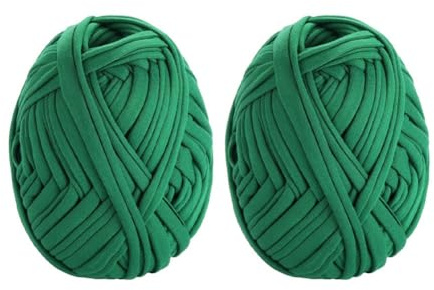 Cordel de jardín suave para plantas, cuerda de fibra acrílica biodegradable para soporte suave de plantas trepadoras, paquete de 2 unidades, color verde de 98 pies cada uno