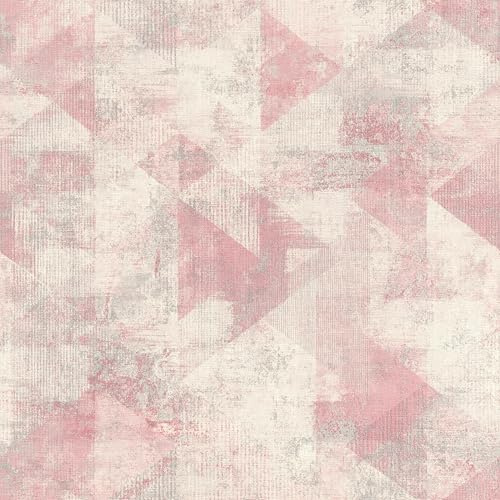 Rasch Tapeten VliesTapete (Grafisch) rosa 10, 05 M x 0, 53 M Hyde Park 411508