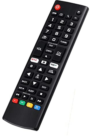 Universal Remote Control for LG Smart TV, Compatible with LG LCD LED 3D HDTV Smart TVs AKB75095307 AKB75375604 AKB74915305