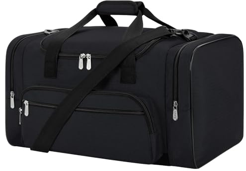 YoKelly Sports Duffel Bag 20 inch for Travel Gym - Black