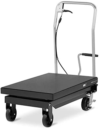 MSW Carrello Sollevatore A Pantografo Con Piano Elevatore Idraulico MSW-LTC500 (500 kg, Acciaio)