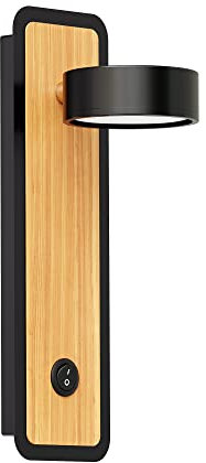 ledscom.de Wand-Leuchte RUTI schwarz, inkl. GX53 LED, warm-weiß, 4,05W 372lm