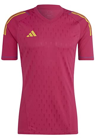 Adidas Mens Jersey (Short Sleeve) Tiro 23 Pro Goalkeeper Jersey, Team Real Magenta, HK7667, XL