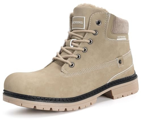 Stivali Invernali Uomo Donna Stivaletti da Neve | Impermeabili, Caldi Foderati, Trekking, Scarpe Inverno, Antiscivolo, Outdoor