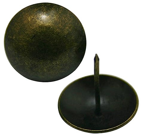 20 Stück 1 6 Zoll Messingnägel mit rundem Kopf große antike Nägel für dekorative hängende Reißzwecken aus Eisenmaterial für Memoboards