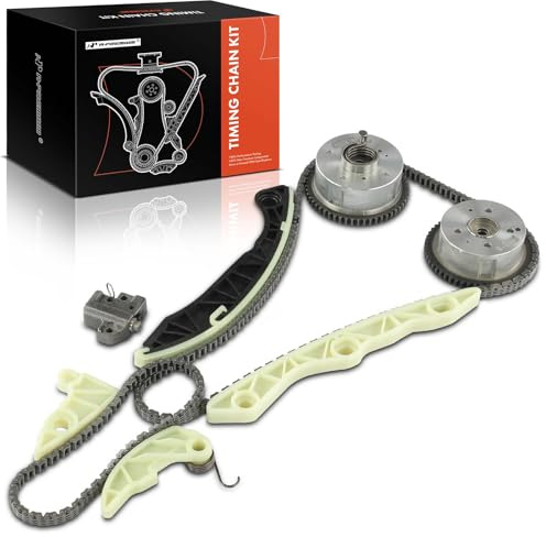 A-Premium 9PCS Engine Timing Chain Kit W/Sprocket & Tensioner & Guide Compatible with Hyundai Tucson 2011-2013, Genesis Coupe 2010-2012 & Kia Forte 2010-2013 - L4 2.0L