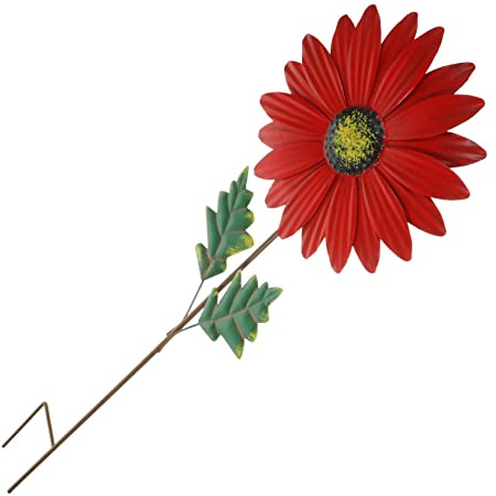 POPETPOP Estacas De Metal para Decoración De Exteriores De Decoraciones para Jardín Decoración De Patio Clavijas De Flores Realistas para Exteriores