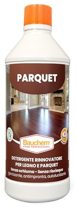 Bauchem Detergente Pavimenti Parquet per Robot, Macchine Lavapavimenti e Manuale, Auto Lucidante e Anti Impronta 750 ml